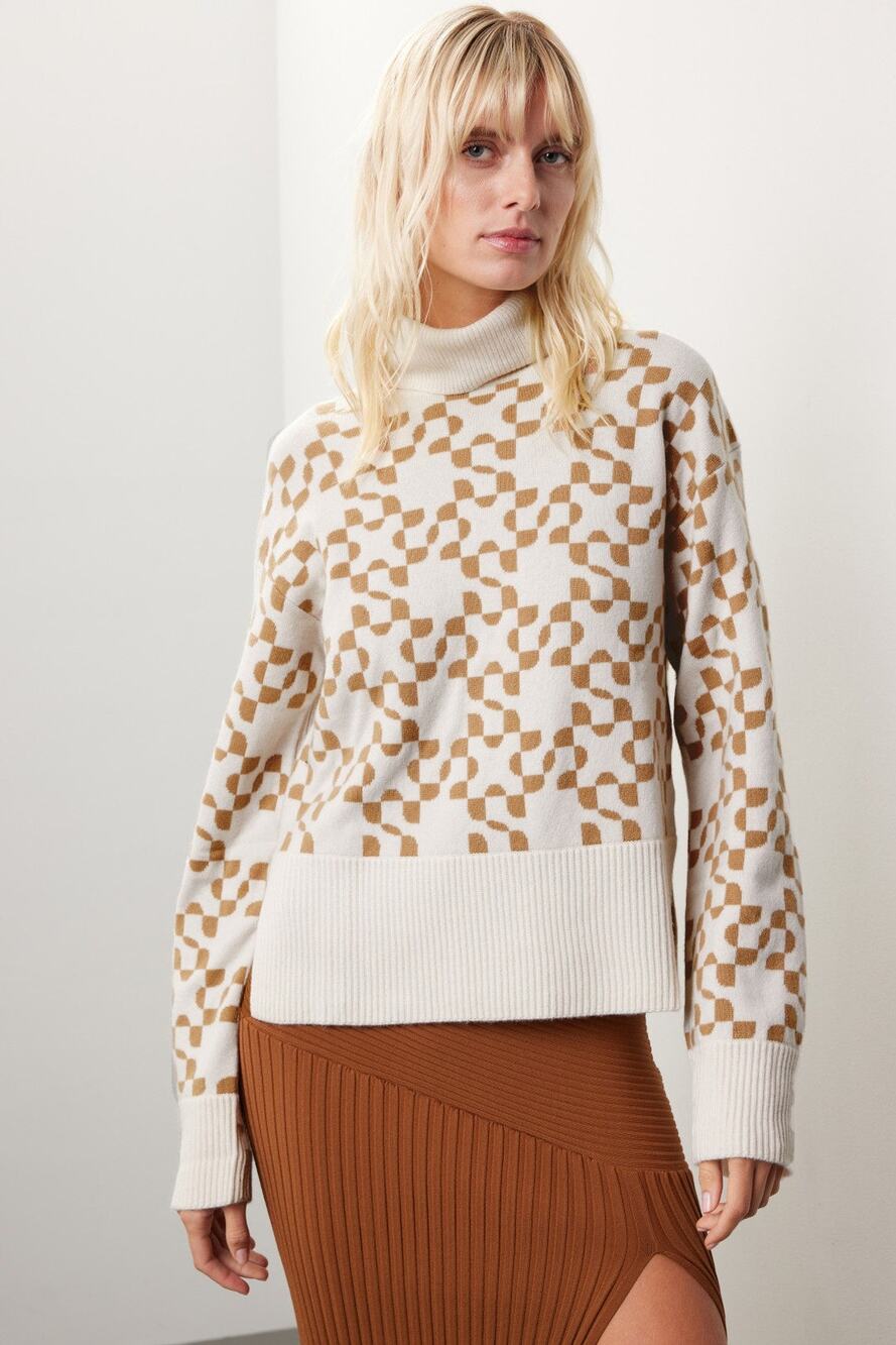 SIMKHAI - Charlenne Logo Sweater - Size XL